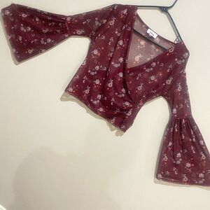 Bongo Floral Sheer Top